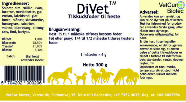 DiVet 300g - Hest - Billede 2