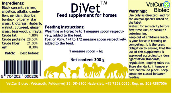 DiVet 300g - Hest - Billede 3