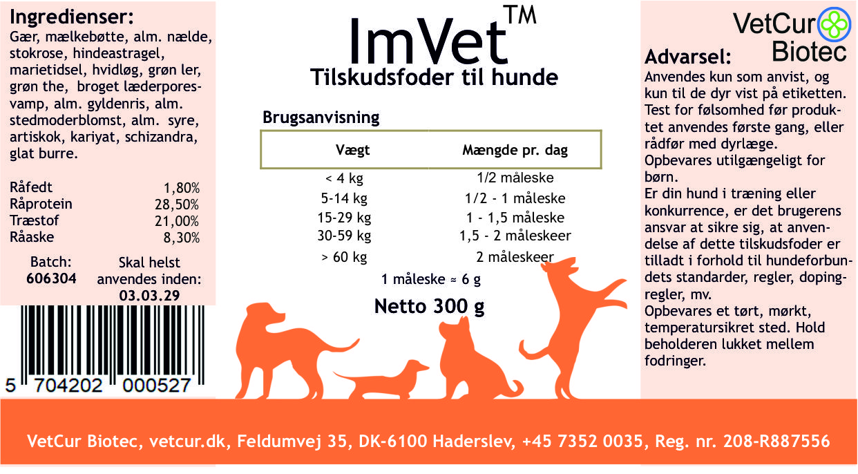 ImVet - 300g - hund - Billede 2