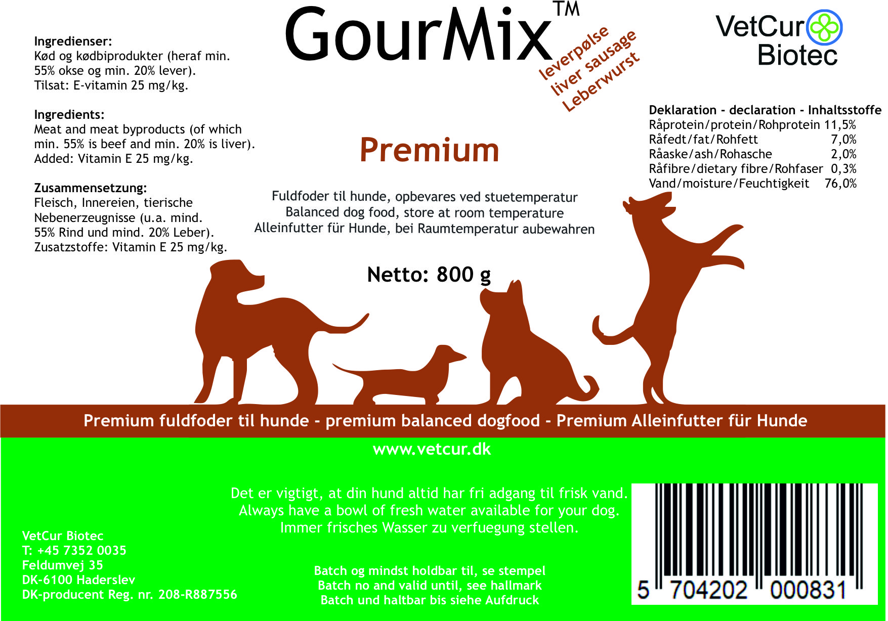 GourMix - leverpølse - 800g - Billede 2