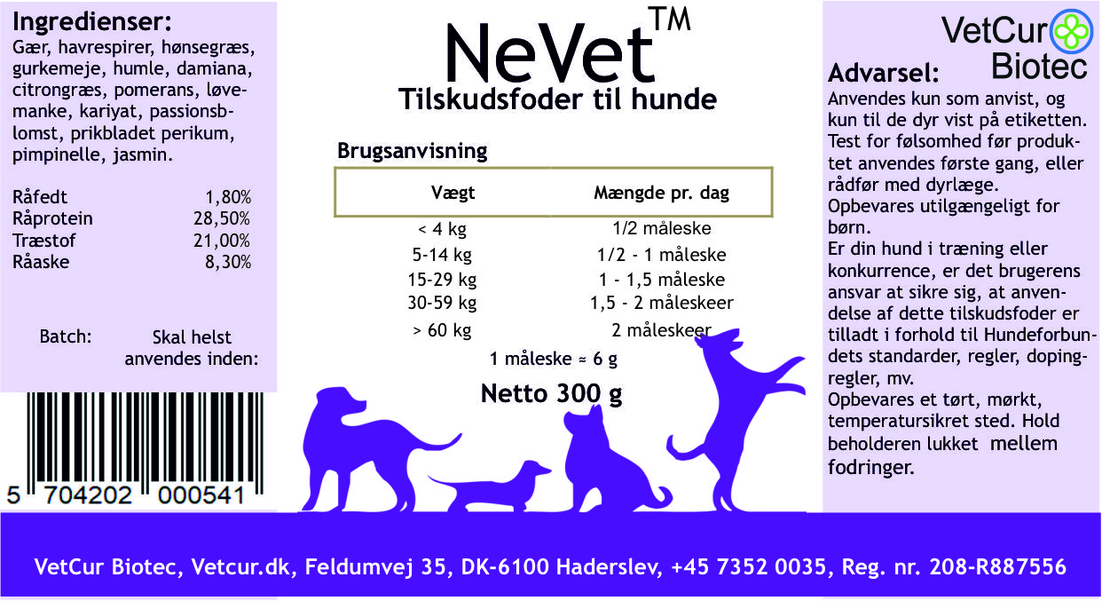 NeVet 300g - Hund - Billede 2