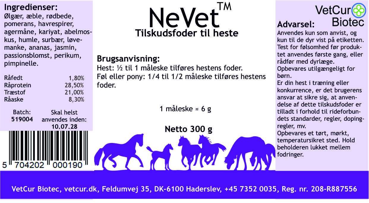 NeVet - 300g - hest - Billede 2