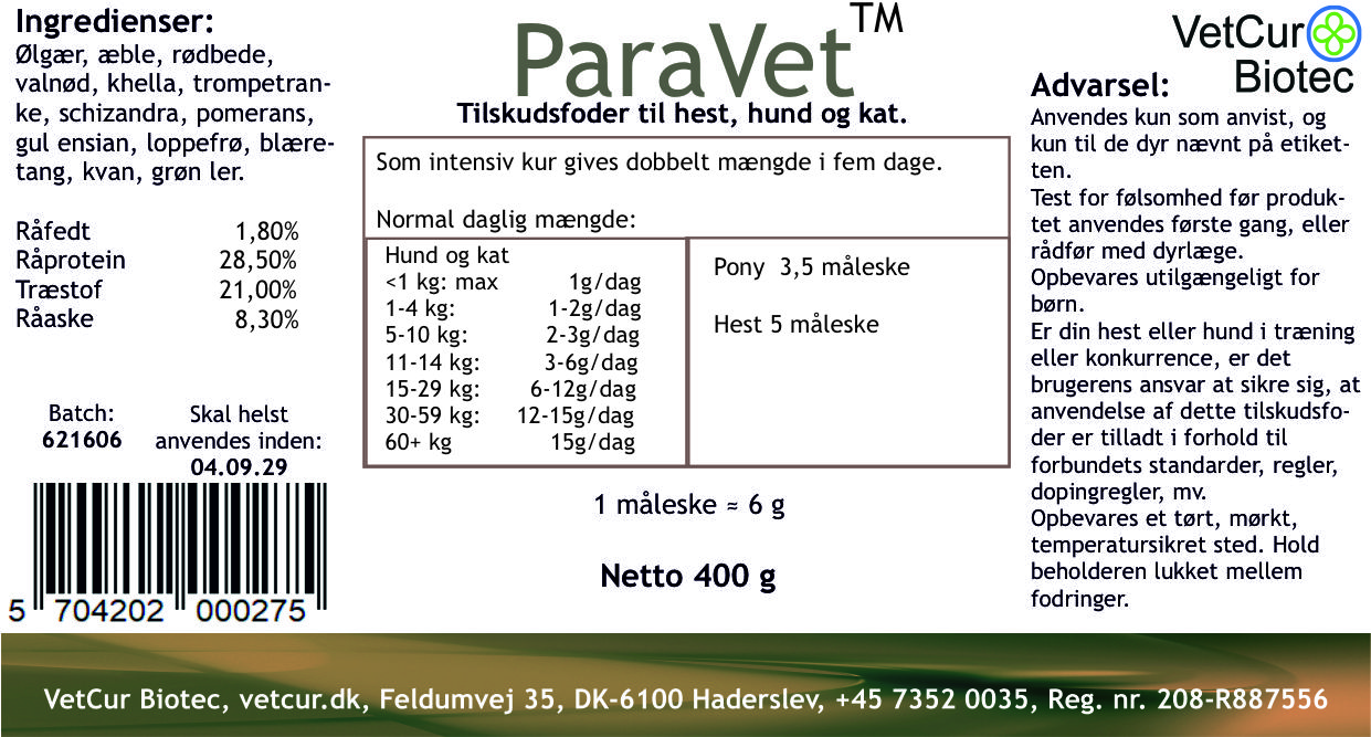 ParaVet - 400g - Billede 2