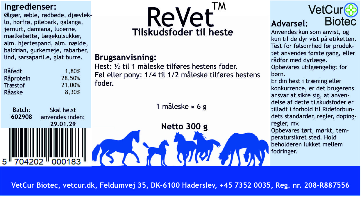 ReVet - 300g - hest - Billede 2