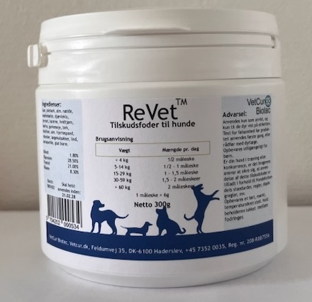 ReVet_Hund_Pulver ReVet 300g - Hund