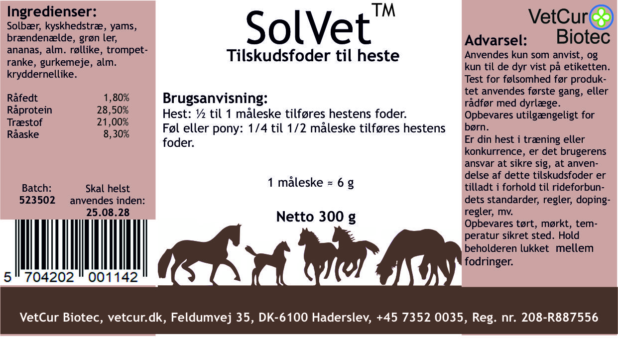 SolVet 300g - Hest - Billede 2