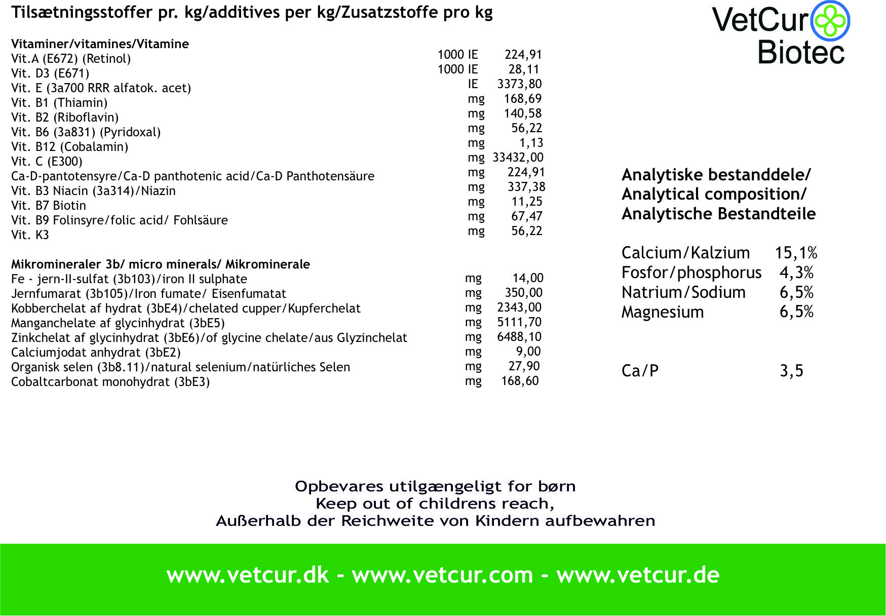 ViVet urtemineral - 15kg - hest - Billede 3