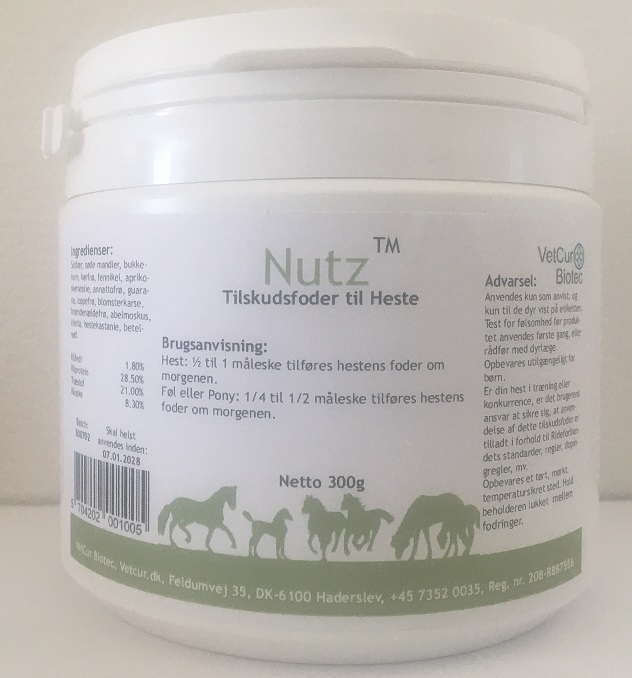 Nutz 300g - Hest