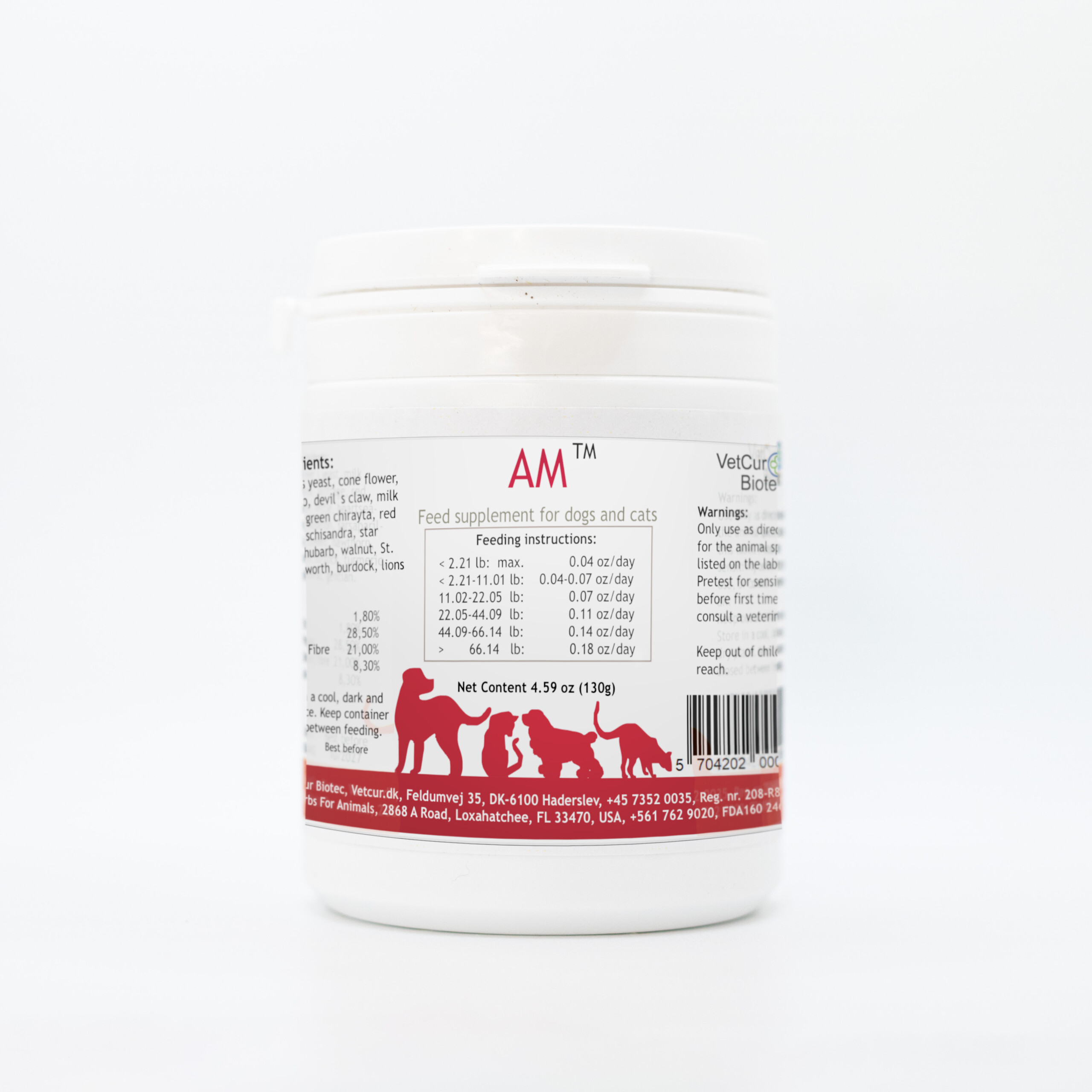 AM 130g - Hund og Kat