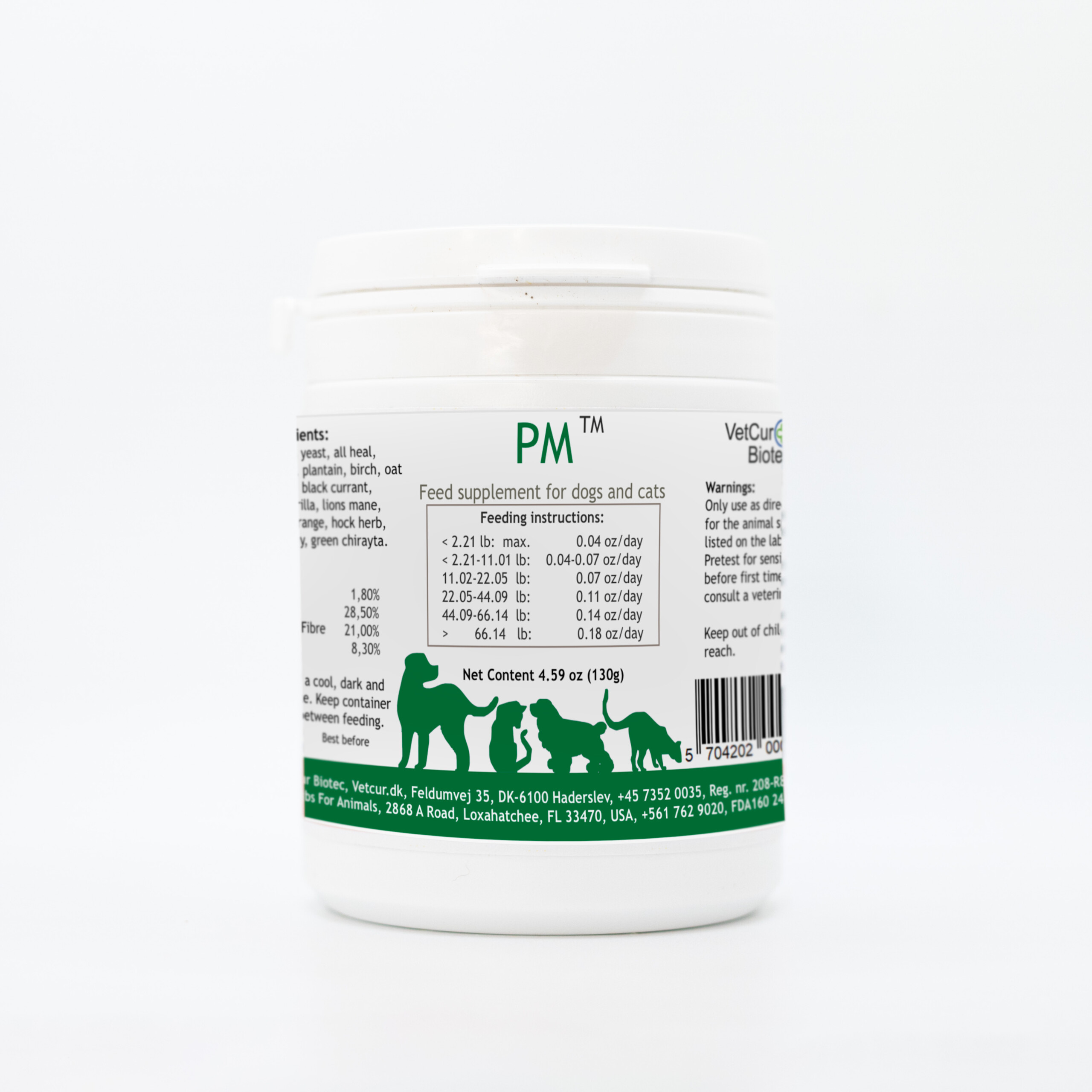 PM 130g - Hund og Kat