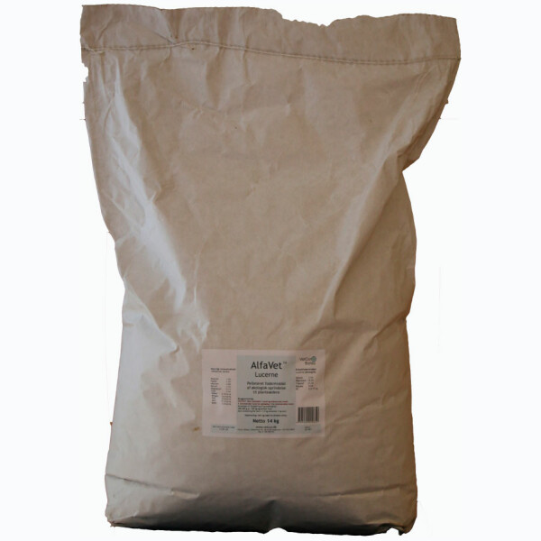 AlfaVet - 20 kg Økologiske lucernepellets