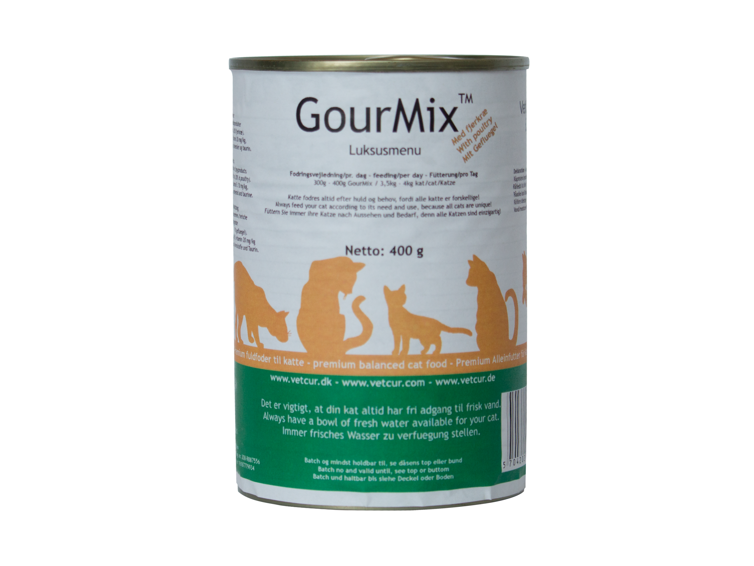 GourMix – fjerkræ - 400g - kat