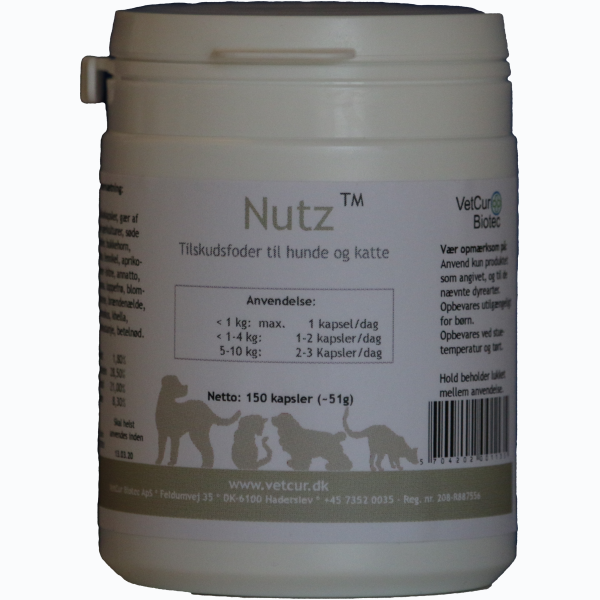 Nutz 130g - Hund og Kat