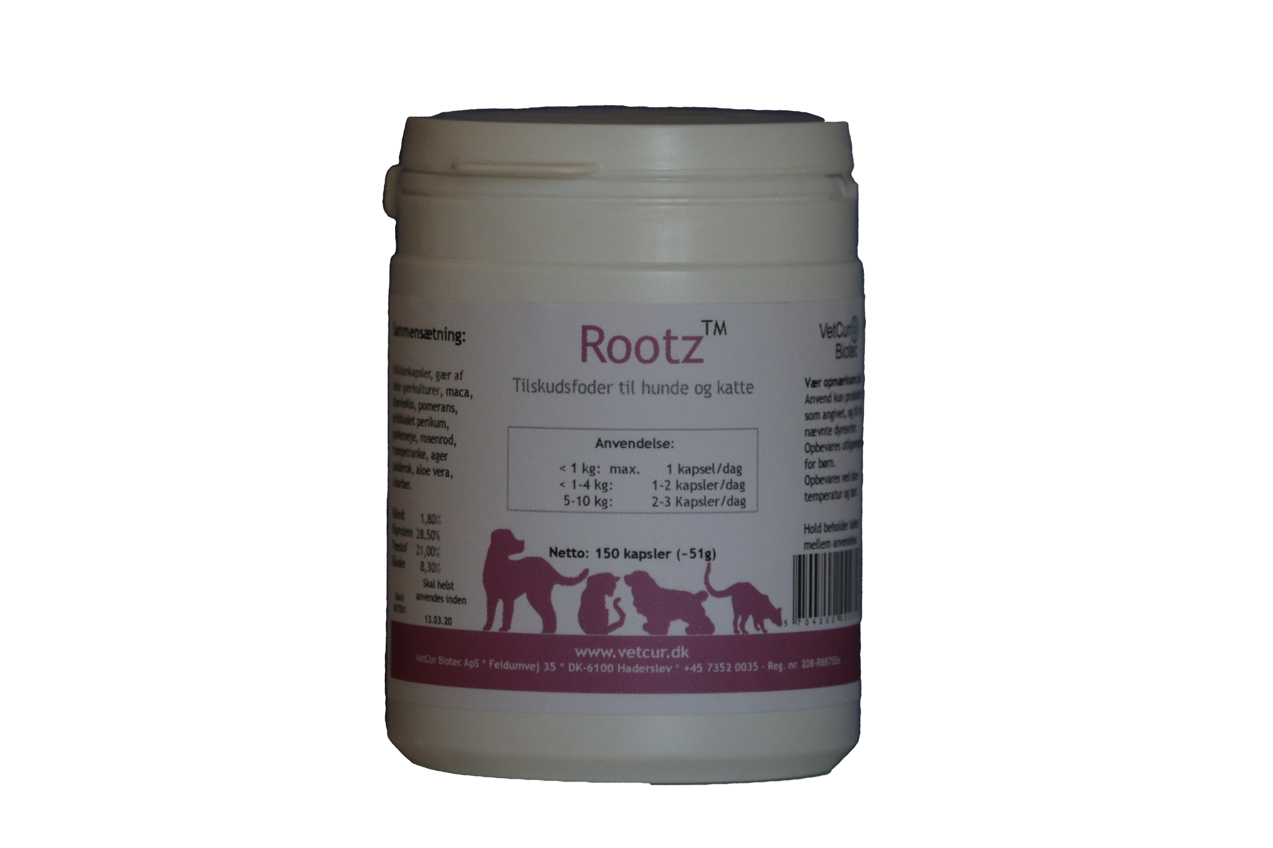 Rootz 130g - Hund og kat